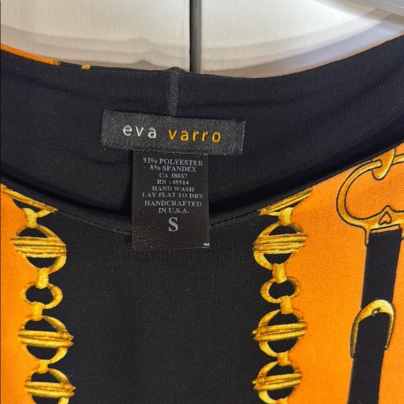 NWOT Eva Varro Vibrant Designer Sheath Dress. Stretchy and Flattering Size S - Picture 3 of 5